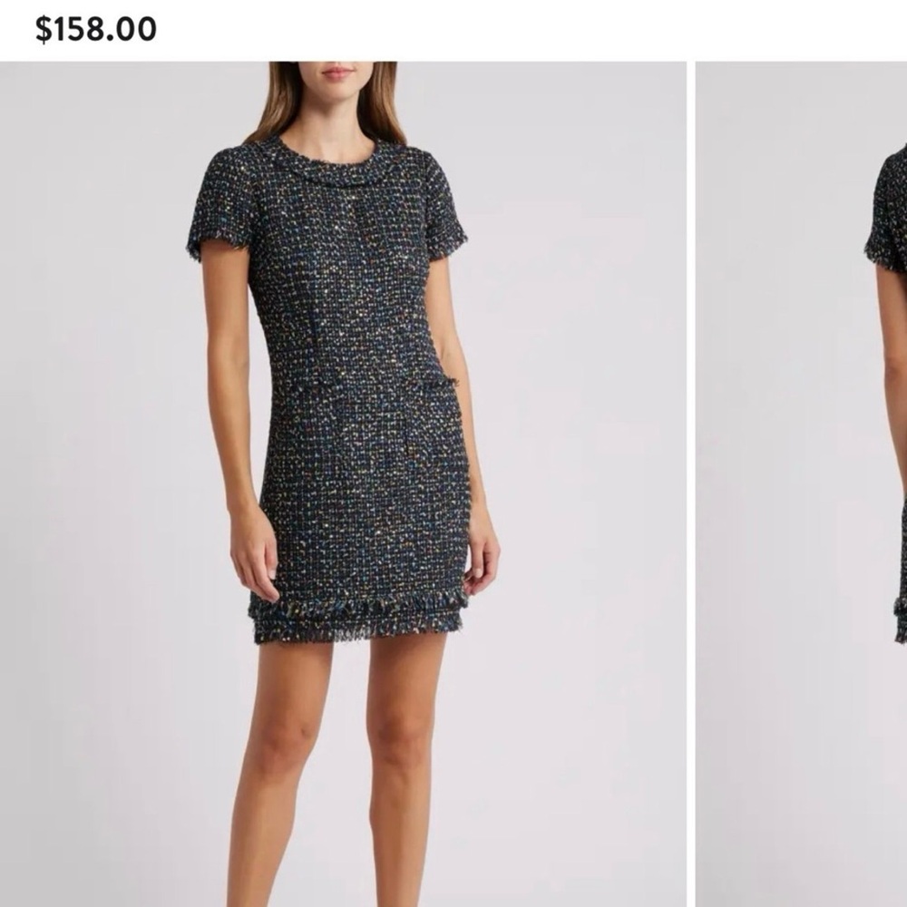 Eliza J Gorgeous Tweed Mini Dress